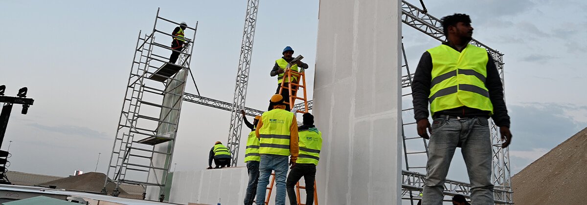 EKAT technical team on site