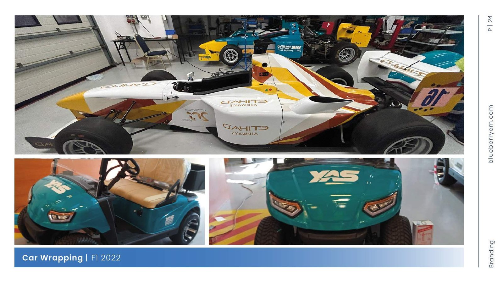 Yas Circuit vehicle wrapping